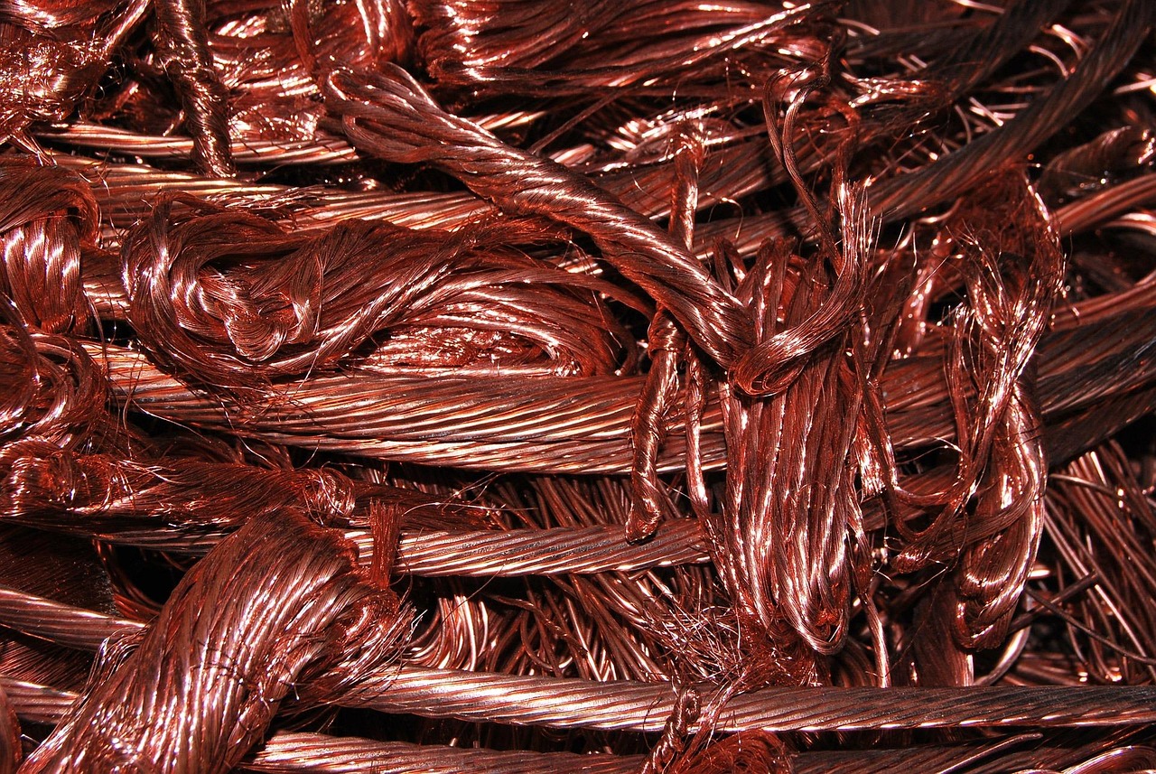Bright strands of copper conductor and cable